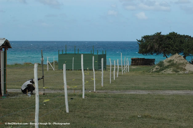 The Aqueduct Venue Under Construction - Thursday, January 18th - 10th Anniversary - Air Jamaica Jazz & Blues Festival 2007 - The Art of Music - Tuesday, January 23 - Saturday, January 27, 2007, The Aqueduct on Rose Hall, Montego Bay, Jamaica - Negril Travel Guide, Negril Jamaica WI - http://www.negriltravelguide.com - info@negriltravelguide.com...!