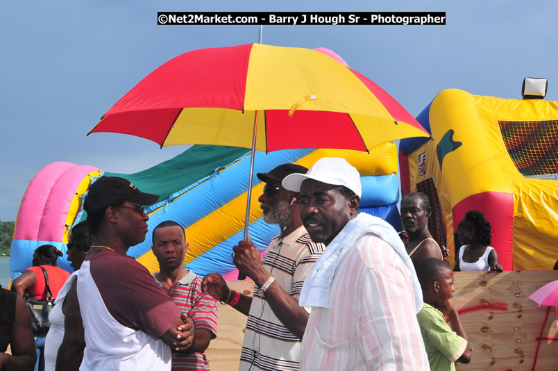 Lucea Cross the Harbour @ Lucea Car Park - All Day Event - Cross the Harbour Swim, Boat Rides, and Entertainment for the Family - Concert Featuring: Bushman, George Nooksl, Little Hero, Bushi One String, Dog Rice and many local Artists - Friday, August 1, 2008 - Lucea, Hanover Jamaica - Photographs by Net2Market.com - Barry J. Hough Sr. Photojournalist/Photograper - Photographs taken with a Nikon D300 - Negril Travel Guide, Negril Jamaica WI - http://www.negriltravelguide.com - info@negriltravelguide.com...!