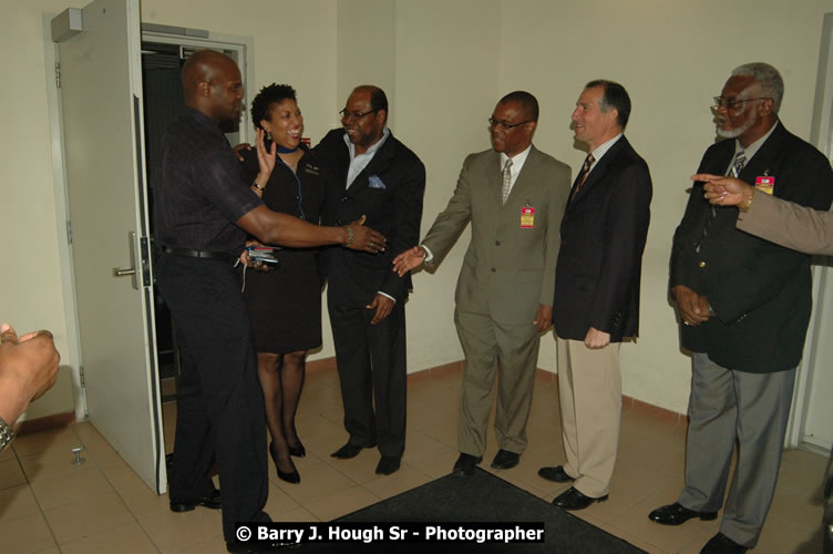 JetBue Airways' Inaugural Air Service between Sangster International Airport, Montego Bay and John F. Kennedy Airport, New York at MBJ Airports Sangster International Airport, Montego Bay, St. James, Jamaica - Thursday, May 21, 2009 - Photographs by Net2Market.com - Barry J. Hough Sr, Photographer/Photojournalist - Negril Travel Guide, Negril Jamaica WI - http://www.negriltravelguide.com - info@negriltravelguide.com...!