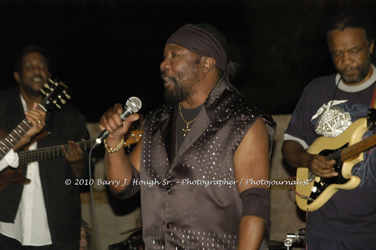 Toots and the Maytals - Grammy Award Winner @ Negril Fest - Presented by Money Cologne Promotions - Special Guest Star Jamaica Michael Jackson, Stama, Adeebe - Backed by Hurricane Band, MC Rev. BB on January 6, 2010 @ Roots Bamboo, Norman Manley Boulevard, Negril, Westmoreland, Jamaica W.I. - Photographs by Net2Market.com - Barry J. Hough Sr, Photographer/Photojournalist - The Negril Travel Guide - Negril's and Jamaica's Number One Concert Photography Web Site with over 40,000 Jamaican Concert photographs Published -  Negril Travel Guide, Negril Jamaica WI - http://www.negriltravelguide.com - info@negriltravelguide.com...!